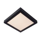 Musta alumiini kattolamppu, Brice, 30W, 3000K LED, IP44