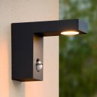 Antrasiitti alumiini liiketunnistimella varustettu ulkoseinävalaisin, Texas, 6W, 3000K LED, IP54