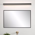 Musta metalli kylpyhuoneen seinävalaisin, Alexa, 13W, 3000K LED, IP44
