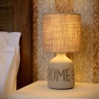 Keramiikka pöytävalaisin harmaa, Cosby, katkaisimella