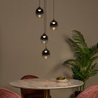 Harmaa lasi riippuvalaisin, Tamino, 5,2W, 3000K LED