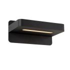 Musta metalli seinävalaisin , Atkin, 5W, 2700K LED, katkaisimella