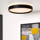 Musta akryyli kattolamppu, Nuria, 24W, 2700K LED