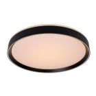 Musta akryyli kattolamppu, Nuria, 36W, 2700K LED