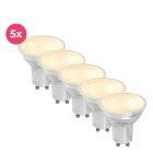 Himmennettävä läpinäkyvä GU10 LED-lamppu Antonie, 5 W, lämmin valkoinen