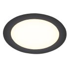Musta alumiini alasvalo, Umbriel, 3W, 4000K LED, IP44