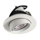 Valkoinen alumiini alasvalo, Anjuli, 33W, white switch LED