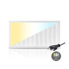 LED-paneeli 60x120 - 50W - valkoinen kytkin - UGR<19 - taustavalaistu