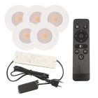 Alumiini veranda pintavalaisin valkoinen, Dico, 3W, 2700K LED, IP65, kaukosäätimellä
