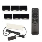 Alumiini veranda upotettava spottivalaisin musta, Fredo, 18W, 2700K LED, IP44, kaukosäätimellä