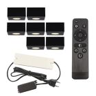 Alumiini veranda upotettava spottivalaisin musta, Fredo, 21W, 2700K LED, IP44, kaukosäätimellä