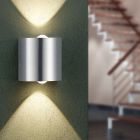 Nikkeli metalli ylös alas seinävalaisin, Alwyn, 3,2W, 3000K LED