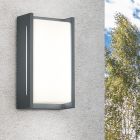 Antrasiitti alumiini ulkovalaisin, Arthur, 8,5W, 3000K LED, IP54