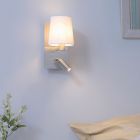 Nikkeli metalli seinävalaisin , Soro, 40W, 3000K LED, katkaisimella