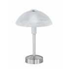 Nikkeli lasi pankkiirivalaisin, Notaris, 4W, 3000K LED, katkaisimella