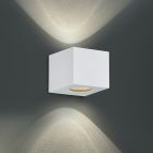 Valkoinen muovi ulkovalaisin, Sandby, 2W, 3000K LED, IP44