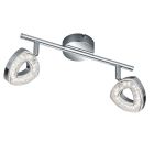 Kromi muovi seinävalaisin , Vayannah, 4,5W, 3000K LED