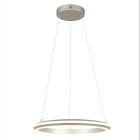 Nikkeli metalli riippuvalaisin, Jiry, 34W, white switch LED, 3-portaisesti himmennettävä