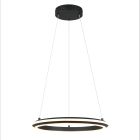 Musta metalli riippuvalaisin, Jiry, 34W, white switch LED, 3-portaisesti himmennettävä