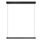 Musta metalli riippuvalaisin, Wishal, 29W, white switch LED, 3-portaisesti himmennettävä