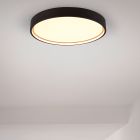 Musta metalli kattolamppu, Destin, 29W, white switch LED