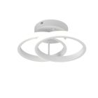 Valkoinen metalli kattovalaisin, Yasser, 7W, 4000K LED