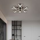 Musta muovi kattolamppu, Carien, 33W, 3000K LED
