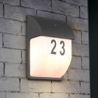 Antrasiitti alumiini ulkoseinävalaisin hämäräkytkimellä, Remmert, IP44