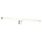 Kromi muovi seinävalaisin , Celal, 11,5W, 3000K LED, IP44
