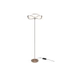 Messinki metalli lattiavalaisin, Remy, 31W, 3000K LED, katkaisimella