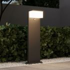 Antrasiitti alumiini liiketunnistimella varustettu ulkokattovalaisin, Slimane, 13W, 3000K LED, IP54