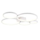 Valkoinen metalli kattolamppu, Robon, 49W, 3000K LED