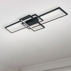 Antrasiitti metalli kattolamppu, Jetse, 36W, RGBW LED, kaukosäätimellä