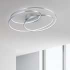 Nikkeli metalli kattolamppu, Sabra, 50W, 3000K LED