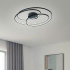 Musta metalli kattolamppu, Sabra, 50W, 3000K LED