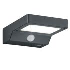 Antrasiitti muovi liiketunnistimella varustettu ulkoseinävalaisin, Sunita, 4,8W, 3000K LED, IP44