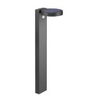 Antrasiitti metalli aurinkovoimainen ulkolattiavalaisin, Sunny, 4,5W, 3000K LED, IP44