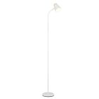 Valkoinen muovi lattiavalaisin, Rahul, 4,5W, 3000K LED, katkaisimella