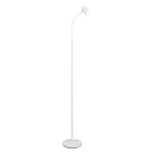 Valkoinen metalli gulv lampe, Suradj, katkaisimella