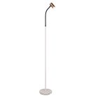 Ruskea metalli gulv lampe, Suradj, katkaisimella