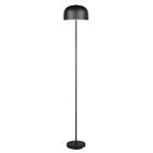 Musta metalli ladattava lattiavalaisin, Dustin, 2,5W, 3000K LED, 3-portaisesti himmennettävä