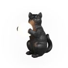 Musta muovi pöytävalaisin, Gatto, katkaisimella