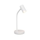 Valkoinen metalli bordlampe, Suradj, katkaisimella