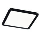 Musta muovi kylpyhuoneen kattovalaisin, Gistrup, 24W, 3000K LED, IP44