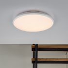 Valkoinen muovi kattolamppu, Celine, 20W, 4000K LED, 3-portaisesti himmennettävä