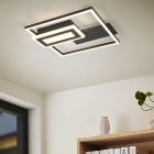 Musta metalli kattolamppu, Shun, 22W, 3000K LED