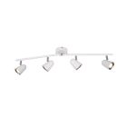 Valkoinen muovi kattokohdevalaisin, Taj, 3W, 3000K LED
