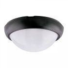 Muovi portaikkovalaisin musta, Xenia, 8W, 6400K LED, IP54