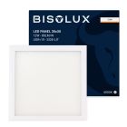 Bisolux 30x30 cm LED-paneeli - 12W - 4000K - UGR<19 - Sivustavalaistu