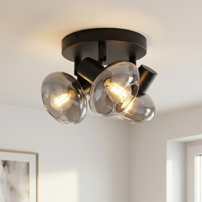 Design kattokohdevalaisin musta, Skip